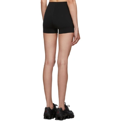 Shop Wone Black Flat Front Shorts