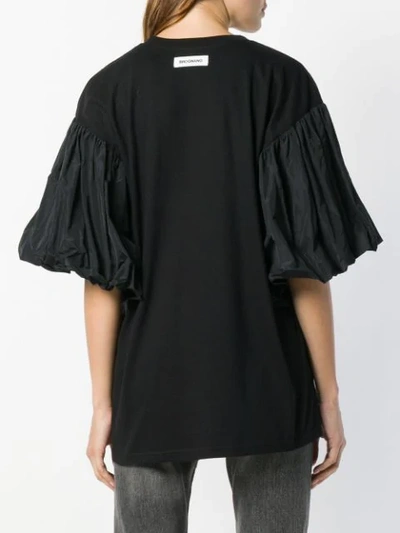 Shop Brognano Balloon Short Sleeves T-shirt - Black