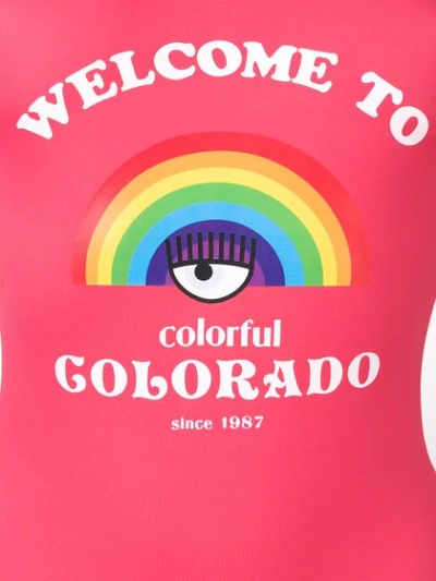 CHIARA FERRAGNI WELCOME TO COLORADO SWIMSUIT - 红色