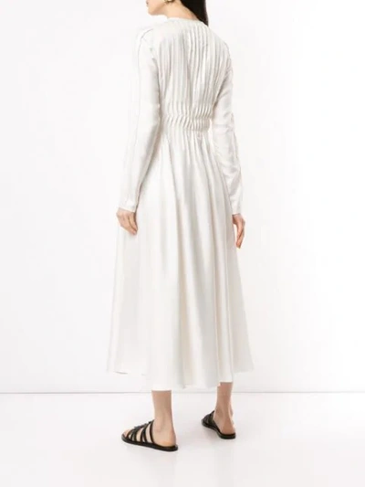 Shop Gabriela Hearst Janis Maxi Dress In White