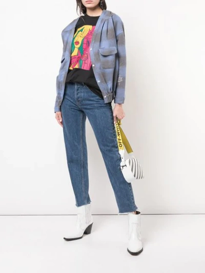 Haculla Plaid Blouse In Blue