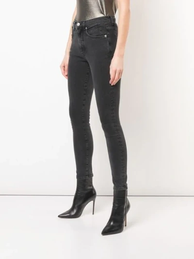 Shop Adaptation Logo Patch Skinny Jeans In Black