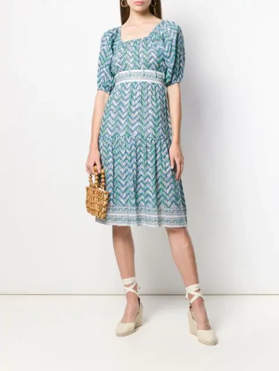 ALICIA BELL ALICIA MIDI-DRESS - 蓝色