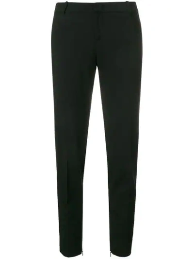 Shop Pinko Micrometro Skinny Trousers In Black