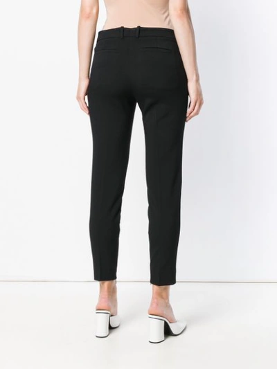 Shop Pinko Micrometro Skinny Trousers In Black