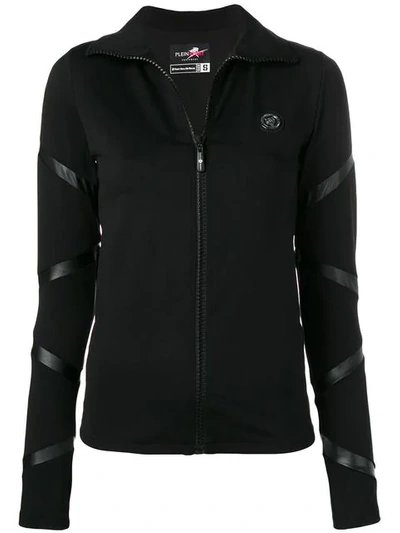 Shop Plein Sport Back Logo Track Jacket In Black