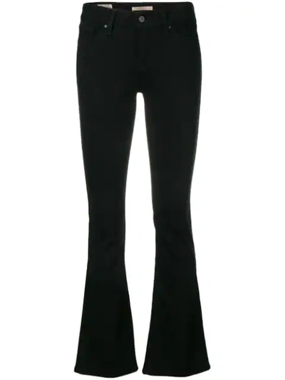 Shop Levi's Flared Jeans In Black