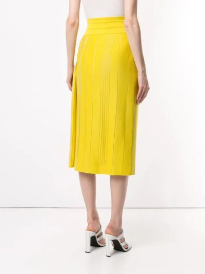 Shop Molli Jill Pleated Skirt - Yellow