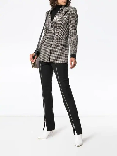 Givenchy Zip Front Detailed Trousers In Black
