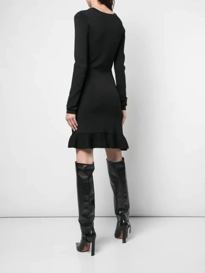 Shop Altuzarra 'mikey' Knit Dress In Black