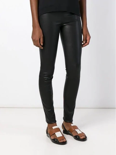 Shop The Row 'moto' Leggings In Black