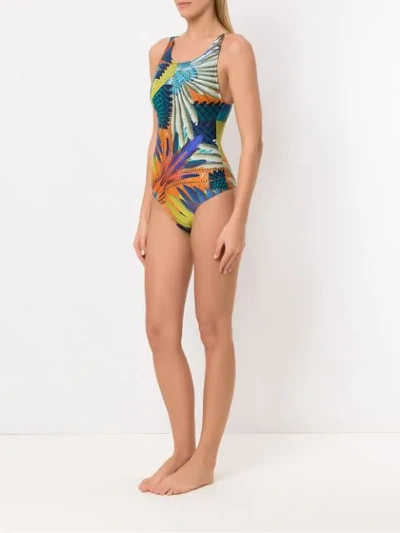 Shop Lygia & Nanny Printed Ohama Swimsuit In Multicolour