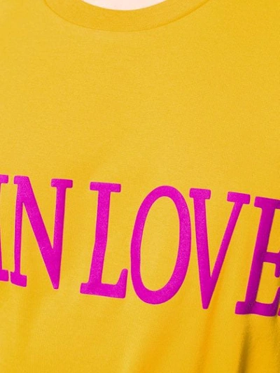 Shop Alberta Ferretti 'latin Lover' Printed T-shirt In Yellow