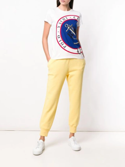 Shop Polo Ralph Lauren Tapered Track Pants - Yellow