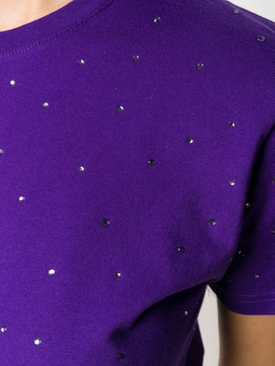 Shop P.a.r.o.s.h Stud T-shirt In Purple