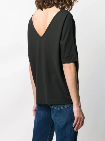 Shop Zanone Loose-fit T-shirt In Black