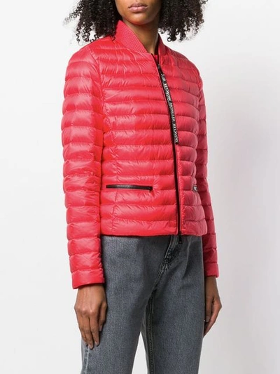 Shop Moncler Blenca Puffer Jacket In Red