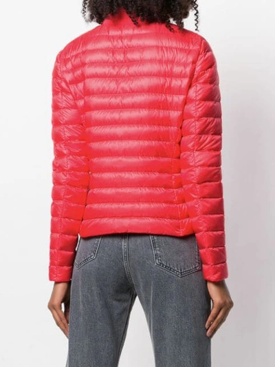 Shop Moncler Blenca Puffer Jacket In Red