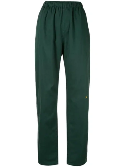 Shop Undercover Relaxed Track Pants In Green