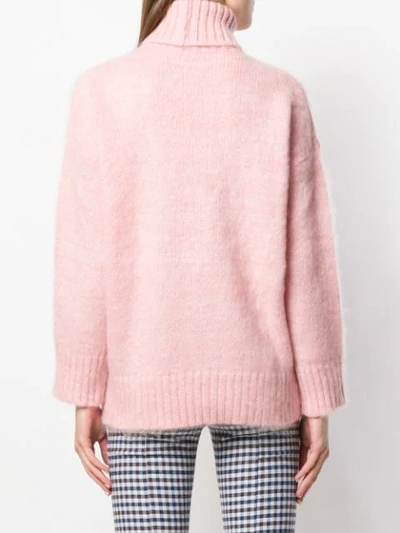 Shop N°21 Turtleneck Knit Jumper In Pink