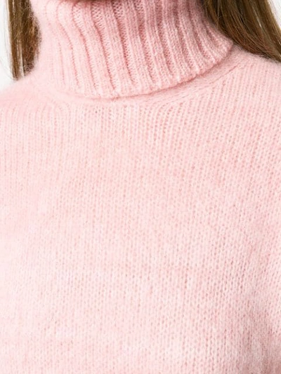 Shop N°21 Turtleneck Knit Jumper In Pink