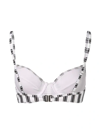Shop Cynthia Rowley Lola Bralette Bikini Top In White