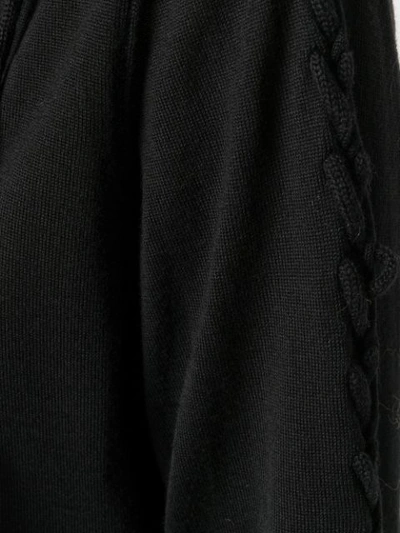Shop Circus Hotel Drawstring Crisscross Sweater In Black