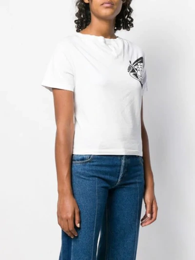 Shop Vivienne Westwood Anglomania Logo T-shirt In White