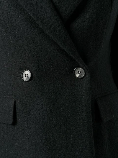 Shop Gentry Portofino Woven Pinstripe Blazer In Black