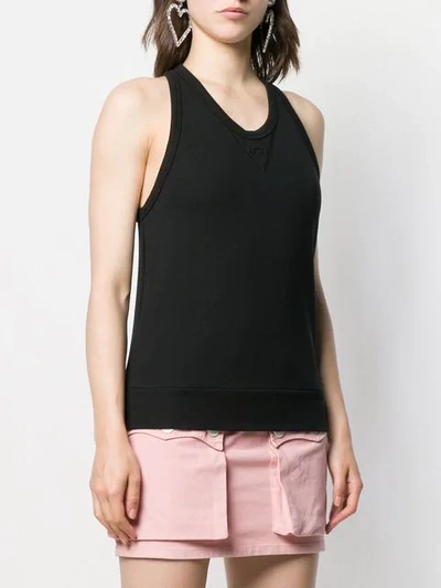 Shop N°21 Logo Vest Top In Black