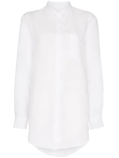 Shop Asceno Long In Bright White