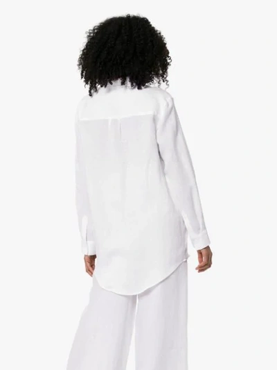 Shop Asceno Long In Bright White