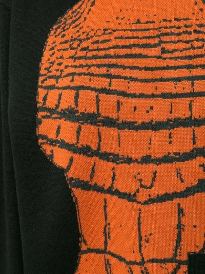 Shop Strateas Carlucci Crochead Print Jumper In Black