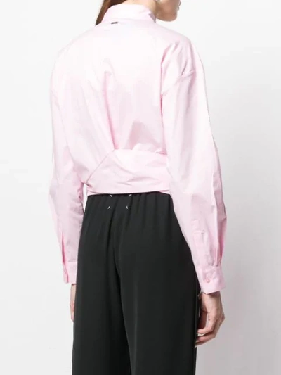 Shop Armani Exchange Pretty Pink Blouse