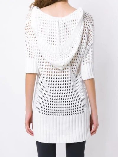 Shop Andrea Bogosian Knitted Top In White