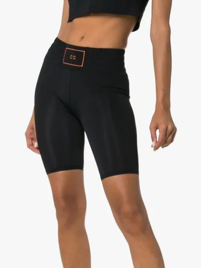 Shop Charli Cohen Contender Cycling Shorts In Black