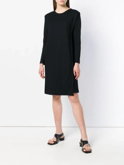 Pre-owned Jil Sander Vintage Mid-length Shift Dress - 黑色 In Black