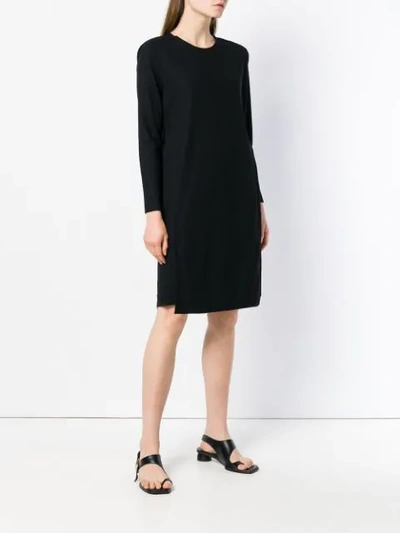 Pre-owned Jil Sander Vintage Mid-length Shift Dress - 黑色 In Black