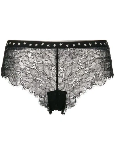 Shop Love Stories Lace Briefs In Black