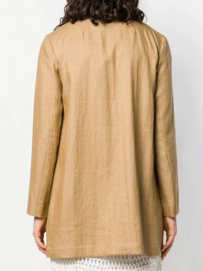 Shop Theory Oversized Fit Jacket In Neutrals