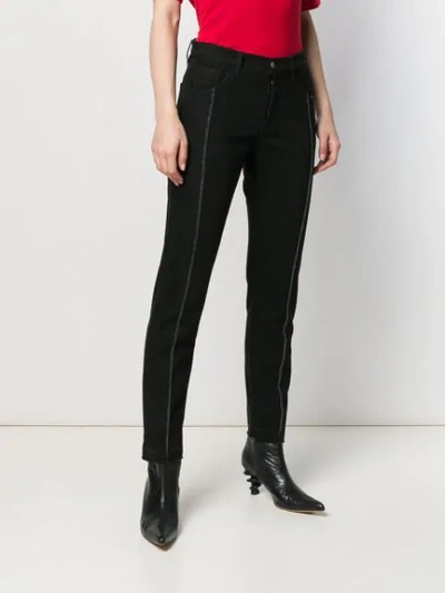 Shop Andrea Ya'aqov Classic Skinny Jeans In Black