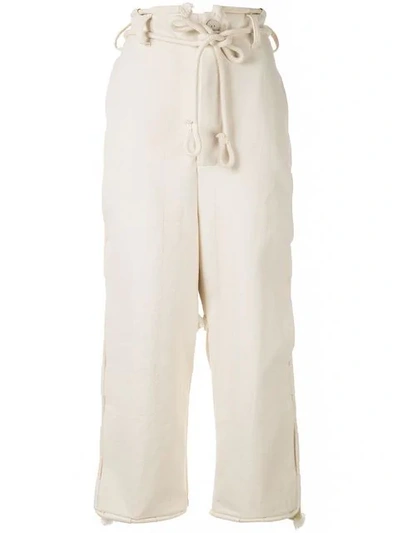 Shop Toogood The Sculptor Trousers In White