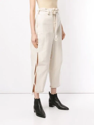 Shop Toogood The Sculptor Trousers In White