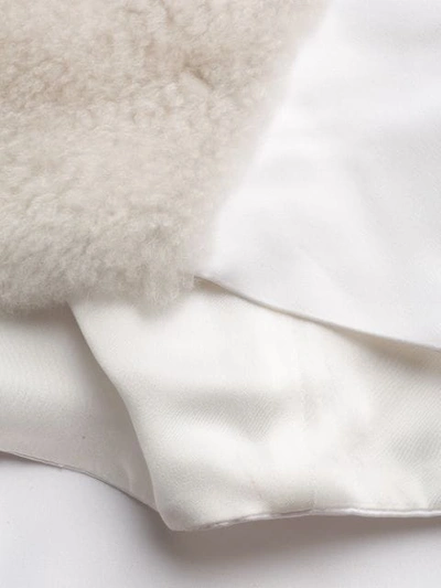 Shop Brunello Cucinelli Textured Tailored Waistcoat In White