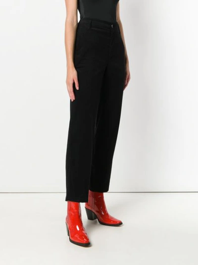 Shop Golden Goose Golden Chino Trousers In Black