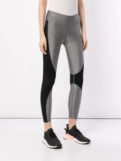 Shop Moeva Jade Panelled Leggings In Grey