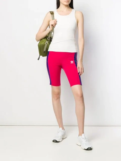 ADIDAS FITTED TANK TOP - 白色