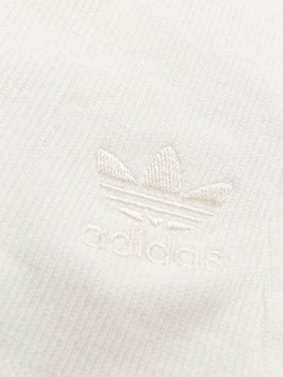 Shop Adidas Originals Fitted Tank Top In White