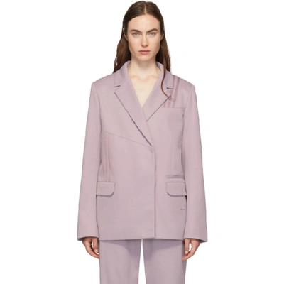 Shop Adidas Originals By Danielle Cathari Purple Dc Blazer