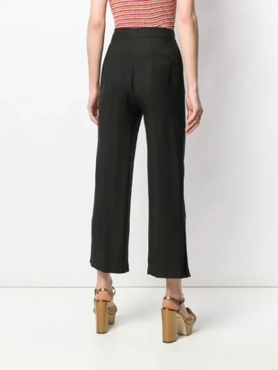Shop Pinko Cropped Straight In Black